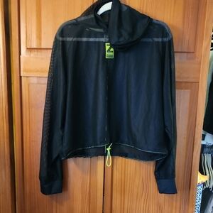 Zumba Fitness Black and Green Hoodie Sweatshirt